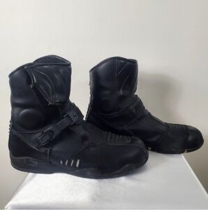 Joe Rocket Leather Motorcycle Boots Size 10 Men